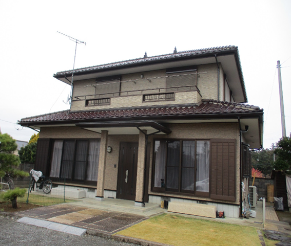 高耐久塗装後の家